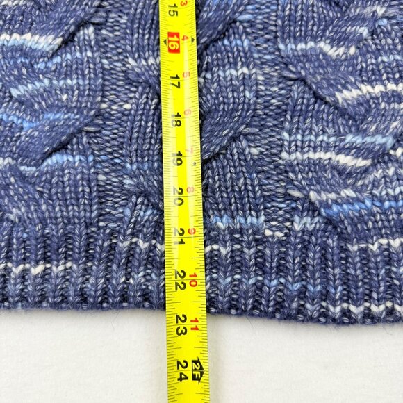 a.n.a. Women's Pullover Mock Neck Warm Cozy Blue Grey Knit Sweater Size XXL NWT - Picture 10 of 10